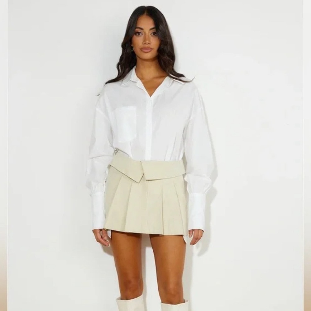 Lioness low rise pleated skirt